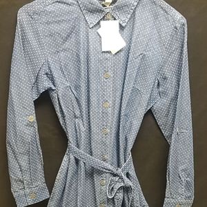 Appleseeds petites size 10P polka dot dress NWT